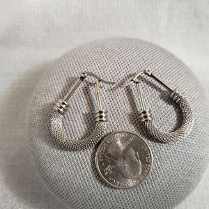 Stainless Steel Round Hoop Earrings